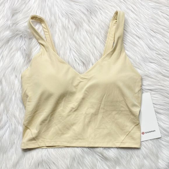 lululemon athletica Tops - Lululemon Align Athletic Tank Top Pale Yellow Size 8